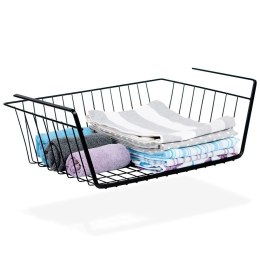 Koszyk podwieszany pod półkę metalowy czarny 40,5x26,5x14,5 cm Grupa Orion Sp. z o.o.