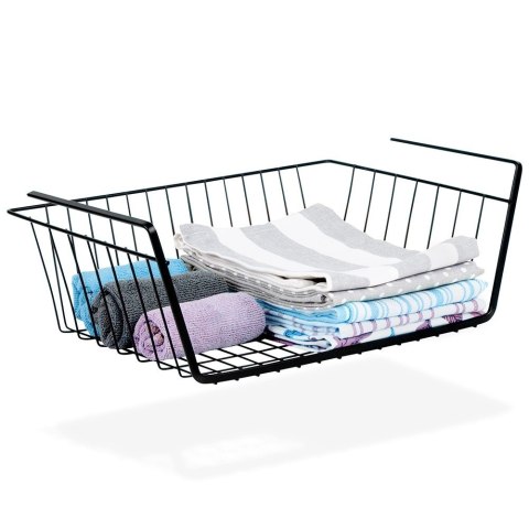 Koszyk podwieszany pod półkę metalowy czarny 40,5x26,5x14,5 cm Grupa Orion Sp. z o.o.