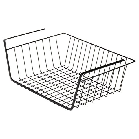 Koszyk podwieszany pod półkę metalowy czarny 40,5x26,5x14,5 cm Grupa Orion Sp. z o.o.