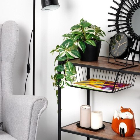 Koszyk podwieszany pod półkę metalowy czarny 40,5x26,5x14,5 cm Grupa Orion Sp. z o.o.