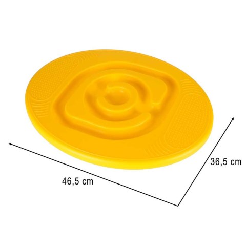 Równoważnia do balansowania deska z labiryntem dla dzieci żółta
