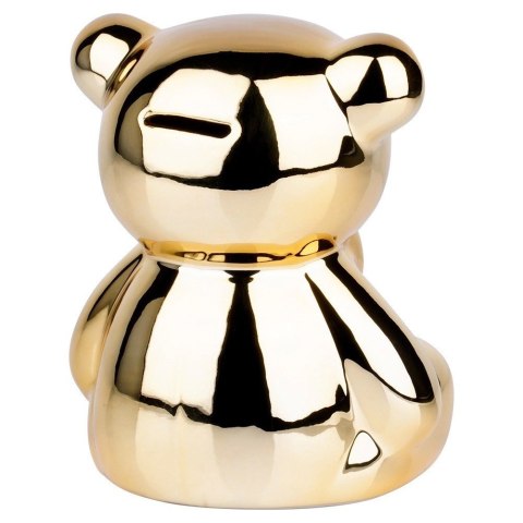 Skarbonka ceramiczna złota lustrzana 14,5x12,5x17 cm Grupa Orion Sp. z o.o.