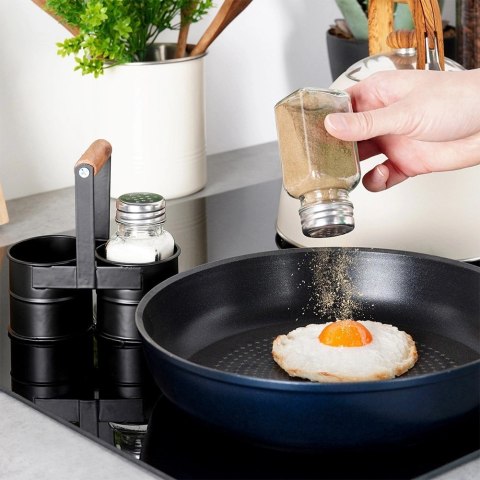 Solniczka i pieprzniczka ze stojakiem 3 el. Grupa Orion Sp. z o.o.