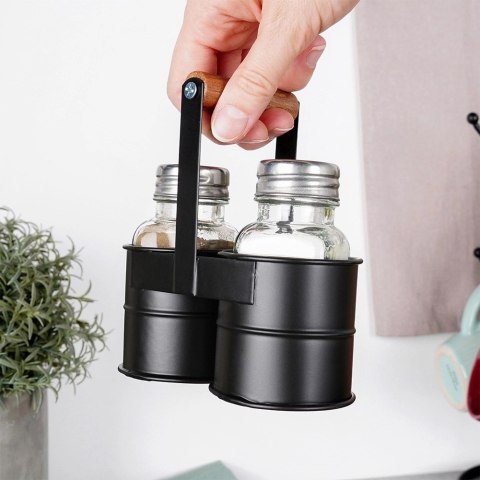 Solniczka i pieprzniczka ze stojakiem 3 el. Grupa Orion Sp. z o.o.