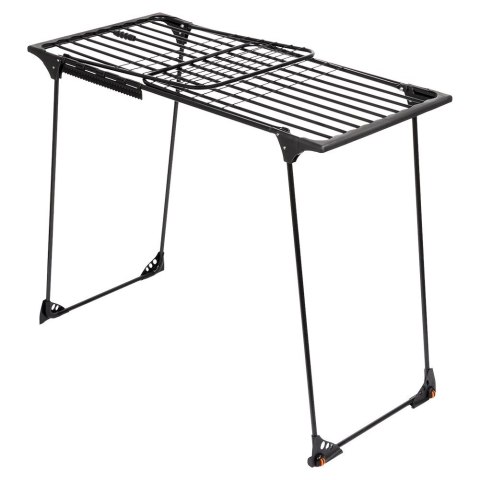 Suszarka XXL na Pranie Ubrania Metalowa Czarna Składana VILDE 204-260 cm Grupa Orion Sp. z o.o.