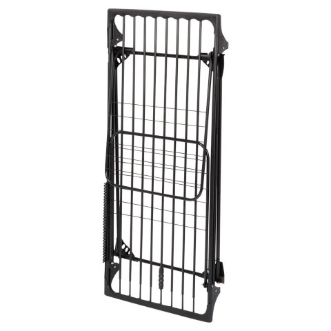 Suszarka XXL na Pranie Ubrania Metalowa Czarna Składana VILDE 204-260 cm Grupa Orion Sp. z o.o.