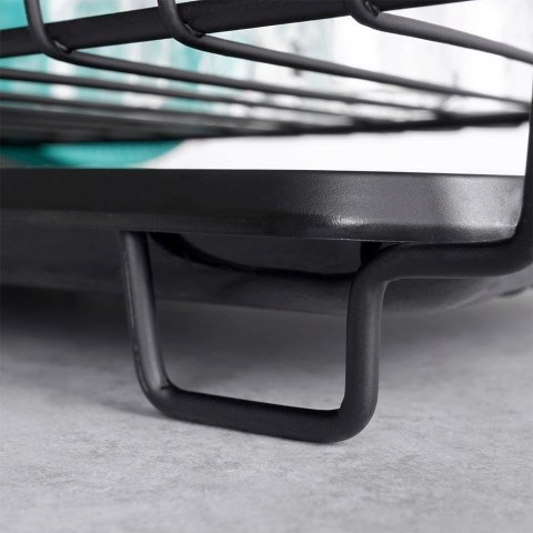 Suszarka do Naczyń na Talerze Sztućce Pojemna Czarna VILDE 40 x 33 x 17 cm Grupa Orion Sp. z o.o.