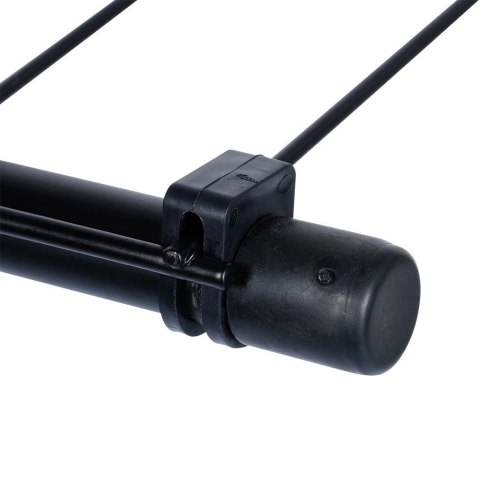 Suszarka na Pranie Ubrania Składana Metalowa Solidna Czarna VILDE 91 x 84cm Grupa Orion Sp. z o.o.