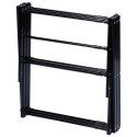 Suszarka na pranie metalowa czarna pionowa rozsuwana 44,5-75x37,5x105 cm Grupa Orion Sp. z o.o.