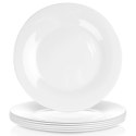 Talerze Obiadowe Płytkie Szkło Białe 6 szt. VILDE 25,5 cm Opalowe Grupa Orion Sp. z o.o.