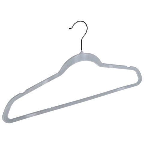 Wieszaki na ubrania welurowe szare obrotowe 45x24,5 cm 10 szt. Grupa Orion Sp. z o.o.