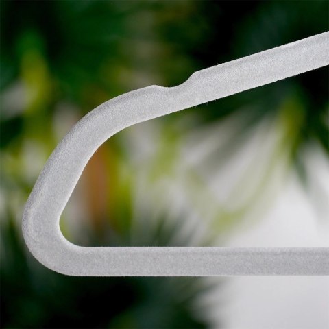 Wieszaki na ubrania welurowe szare obrotowe 45x24,5 cm 10 szt. Grupa Orion Sp. z o.o.