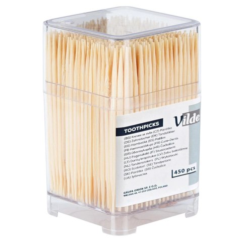 Wykałaczki bambusowe 6,5 cm 450 szt. Grupa Orion Sp. z o.o.