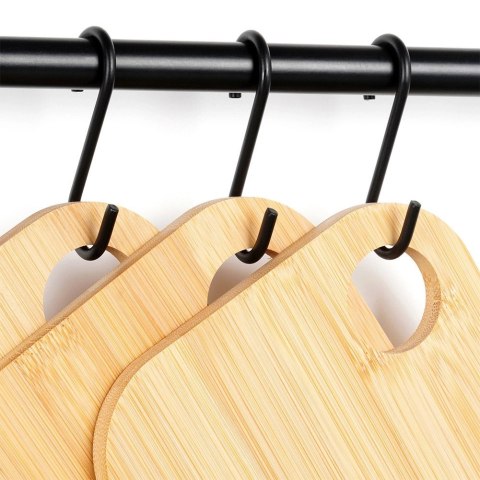 Zestaw Deski do Krojenia Kuchenne Drewniane Bambusowe Solidne VILDE 3 szt. Grupa Orion Sp. z o.o.