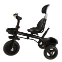 Rowerek trójkołowy TRIKE FIX Lite V2 3w1 z daszkiem obracany regulowany spacerówka prowadnik pasy beżowy