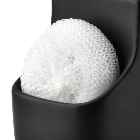 Dozownik do Naczyń Ceramiczny VILDE 350 ml z Miejscem na Gąbkę Czarny Mat Grupa Orion Sp. z o.o.