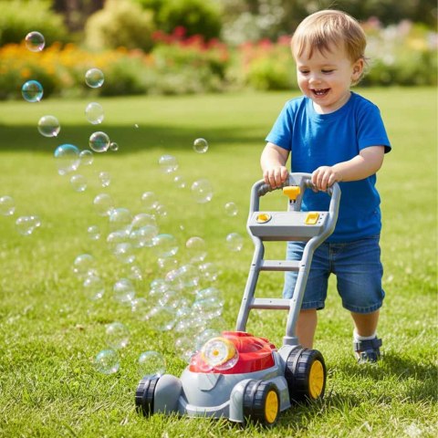 Kosiarka na bańki mydlane maszyna do baniek mydlanych płyn światło dźwięk