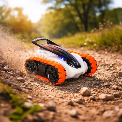 Samochód zdalnie sterowany pojazd gąsienicowy RC REVOLT TG1006 High-Performance Track Racer 2.4GHz LED Off-Road Zasięg do 40m cz