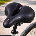 Siodełko rowerowe z pianki elastycznej z odblaskiem
