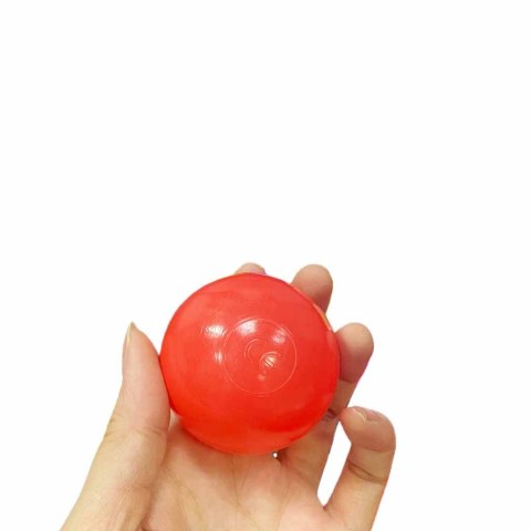 Trampolina dla dzieci ogrodowa siatka piłki koszykówka 150cm czerwona