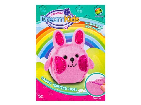 Kreatywny Zestaw Wyszywanka, Maskotka, Pluszak Do Szycia Zwierzęta Leśne ZAJĄCZEK KRÓLICZEK