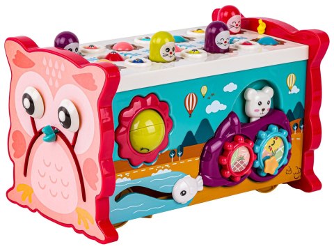 Edukacyjna, interaktywna zabawka dla dzieci 8w1, Cymbałki, Zegar