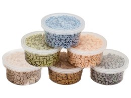 Koraliki Do Prasowania 3000szt, Prasowanki, Do Prasowanek, 6 Kolorów, Zapas - PASTELOWE SZAROŚCI I BEŻE