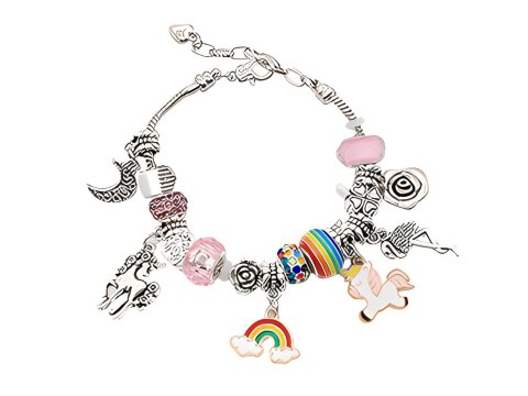 Zestaw Do Tworzenia Robienia Biżuterii, Bransoletek, Charmsy, Zawieszki, Koraliki JEDNOROŻEC