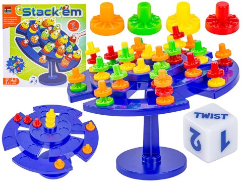 Edukacyjna Gra Zręcznościowa "Stack'em" Układanka Balansujące Pionki