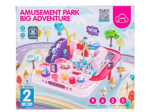 Interaktywny Tor Przeszkód + Pojazdy, Zjazd Samochodowy Parking Zjeżdżalnia