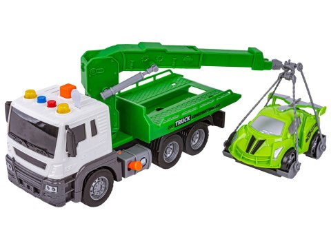 Multifunkcyjna Ciężarówka, Laweta, Dźwig, Transporter + Samochód 1:16