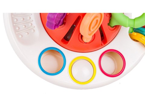 Ośmiornica Sensoryczna wielofunkcyjna zabawka dla dzieci Gryzak 4w1 edukacyjna + akcesoria