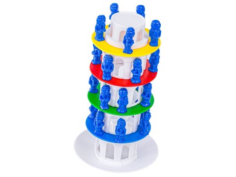 Rodzinna gra zręcznościowa CHWIEJNA WIEŻA "Wobbly Tower" Ruchoma, krzywa wieża