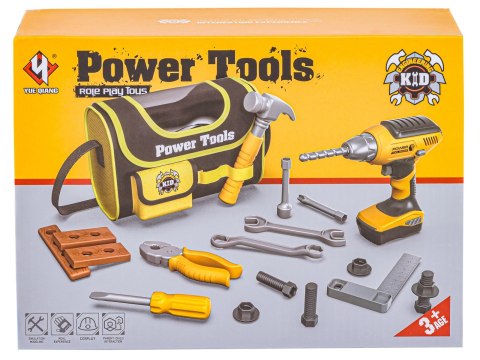 Torba Narzędziowa Zestaw Narzędzi Dla Małego Majsterkowicza, Wkrętarka + Akcesoria