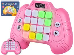 Zabawka Na Pamięć KONTROLER RÓŻOWY Gamepad Edukacyjna gra dla dzieci Pad Konsola Memory 16 klawiszy