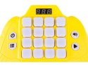 Zabawka Na Pamięć KONTROLER ŻÓŁTY Gamepad Edukacyjna gra dla dzieci Pad Konsola Memory 16 klawiszy