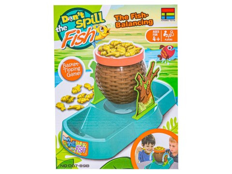 Zabawna gra zręcznościowa KOSZ RYBEK Balansujące rybki Koszyk Don't spill the Fish