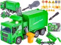 Ciężarówka Auto Samochód ŚMIECIARKA Do Rozkręcania W Walizce + Kosz Na Śmieci