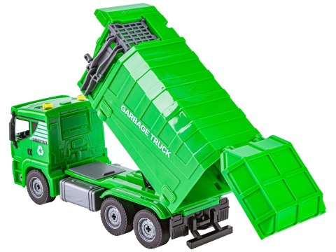 Ciężarówka Auto Samochód ŚMIECIARKA Do Rozkręcania W Walizce + Kosz Na Śmieci