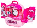 Domek Dla Lalek Toaletka W Walizce Plecak Zestaw 3w1 + Akcesoria