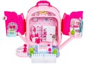 Domek Dla Lalek Toaletka W Walizce Plecak Zestaw 3w1 + Akcesoria