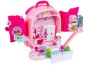 Domek Dla Lalek Toaletka W Walizce Plecak Zestaw 3w1 + Akcesoria