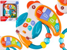 Edukacyjna Zabawka Muzyczna Tukan Pianinko Grzechotka Melodie Dźwięki