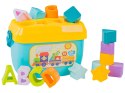Edukacyjny Sorter Z Klockami Układanka Wiaderko Literki Klocki