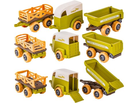 Farma Traktor Kombajn Do Skręcania Stajnia Gospodarstwo Rolne Zestaw Majsterkowicza Rolnika Zwierzęta Wkrętarka