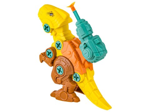 Klocki Konstrukcyjne DINOZAURY Do Skręcania I Rozkręcania Kuferek Wkrętarka Strzałki