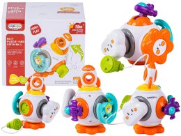 Kostka Sensoryczna Edukacyjna Interaktywna Zabawka Stacja Kosmiczna Rakieta