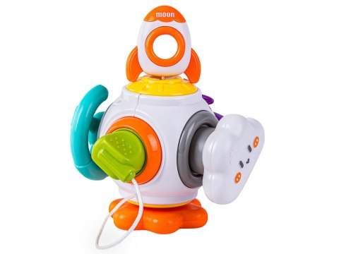 Kostka Sensoryczna Edukacyjna Interaktywna Zabawka Stacja Kosmiczna Rakieta