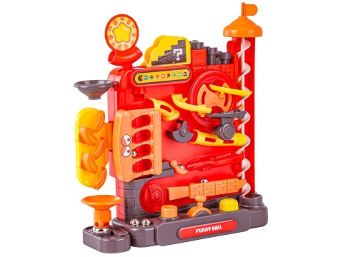 Kulkowy Tor Przeszkód Zjeżdżalnia Zjazd Dla Kulek Kulodrom Zabawka interaktywna