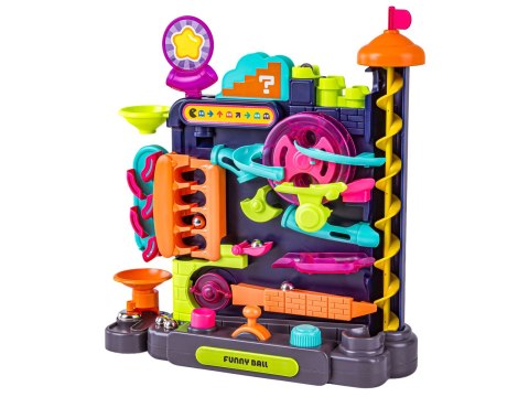 Kulkowy Tor Przeszkód Zjeżdżalnia Zjazd Dla Kulek Kulodrom Zabawka interaktywna